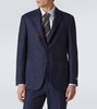 Wool, silk, and linen blazer