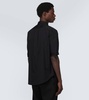 Cotton-blend poplin shirt