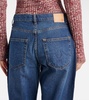 Le Mans high-rise cropped wide-leg jeans