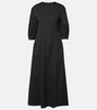 Clea cotton-blend poplin midi dress