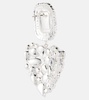 Crystal-embellished drop earrings