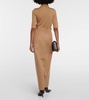 Carbone camel hair maxi skirt