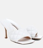 Leather Padded Mules 90