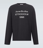 Logo distressed jersey T-shirt