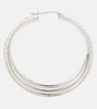 Vittoria crystal-embellished hoop earrings