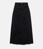 Della denim midi skirt