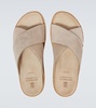 Suede sandals