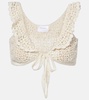 Brigitte crochet cotton top