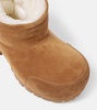Women's Alaska Fur Bootie in Brown