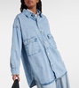 Oversized denim jacket