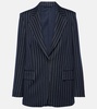 Aceri pinstripe jersey blazer