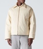 Intrecciato cotton-blend twill down jacket
