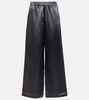 Acanto satin wide-leg pants