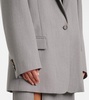Oversized wool blazer