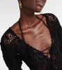 Bianca crochet cotton minidress