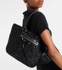 Le Cagole Medium raffia shoulder bag