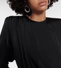 Draped jersey top