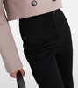High-rise gabardine leggings