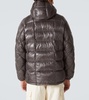 Quilted down jacket