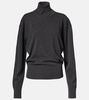 Wool turtleneck sweater