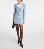 Sequined tweed jacket