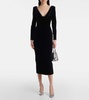 Velvet corset dress