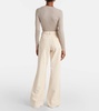 Padua mid-rise cotton corduroy flared jeans