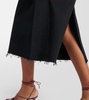 Della denim midi skirt