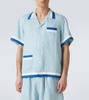 Seedling Stripe linen shirt