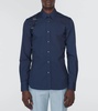 Harness cotton poplin shirt