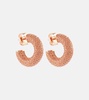 Cameron embellished hoop earrings