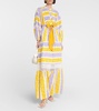 Embroidered cotton maxi dress