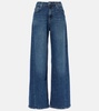 High-rise wide-leg jeans