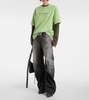 2006F distressed low-rise wide-leg jeans