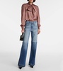 La Croisette high-rise flared jeans