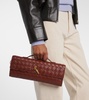 Andiamo Knot Intrecciato leather clutch
