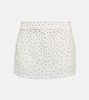 Carling embellished crêpe miniskirt