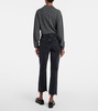 Riley high-rise cropped straight jeans
