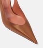 Anok Sling 105 satin slingback pumps