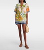 Hazel printed linen shirt