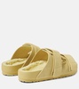 x Tekla Uji suede slides