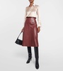 Aiello silk satin shirt