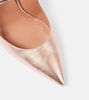 Bellezza 85 metallic leather mules