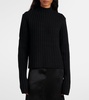 Petite Chunky wool and cashmere sweater