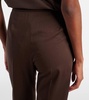 Okra cotton cropped pants