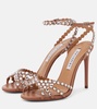 Tequila embellished leather sandals