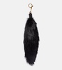 Shearling bag charm