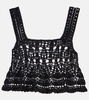 Cotillion crochet cotton crop top