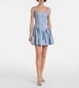 Pluma Lymanopoda appliqué linen minidress