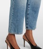 Florence cropped mid-rise straight jeans